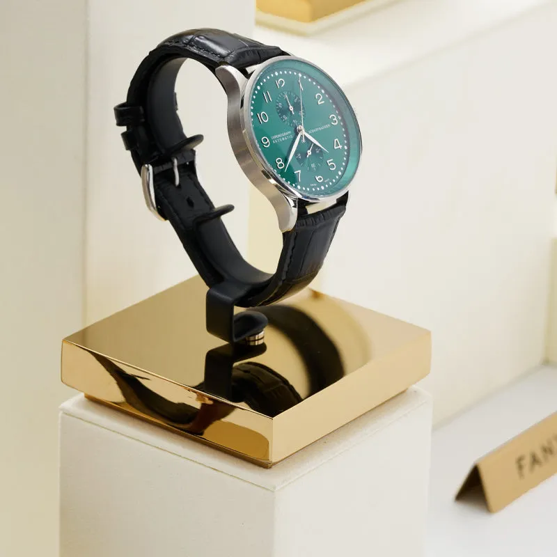 Beige Microfiber Watch Stand Display Set TT201