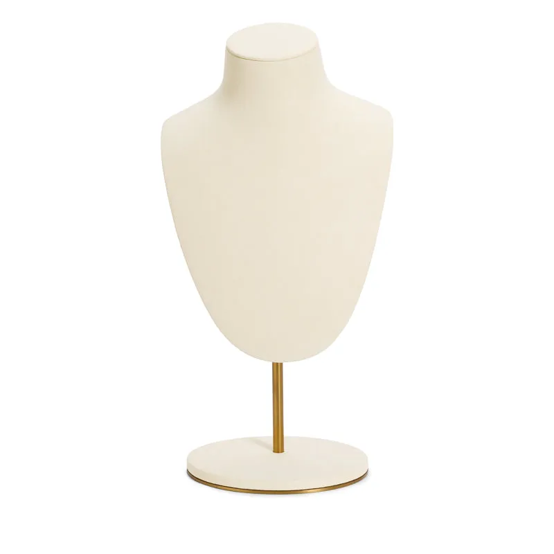 Beige Ring Necklace Set Turn Display Stand TT075