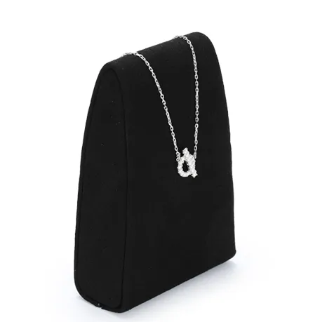 Black Microfiber Jewelry Set TT111