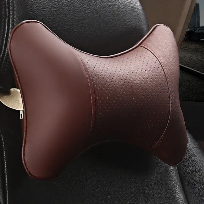 Color: Brown - Car breathable headrest