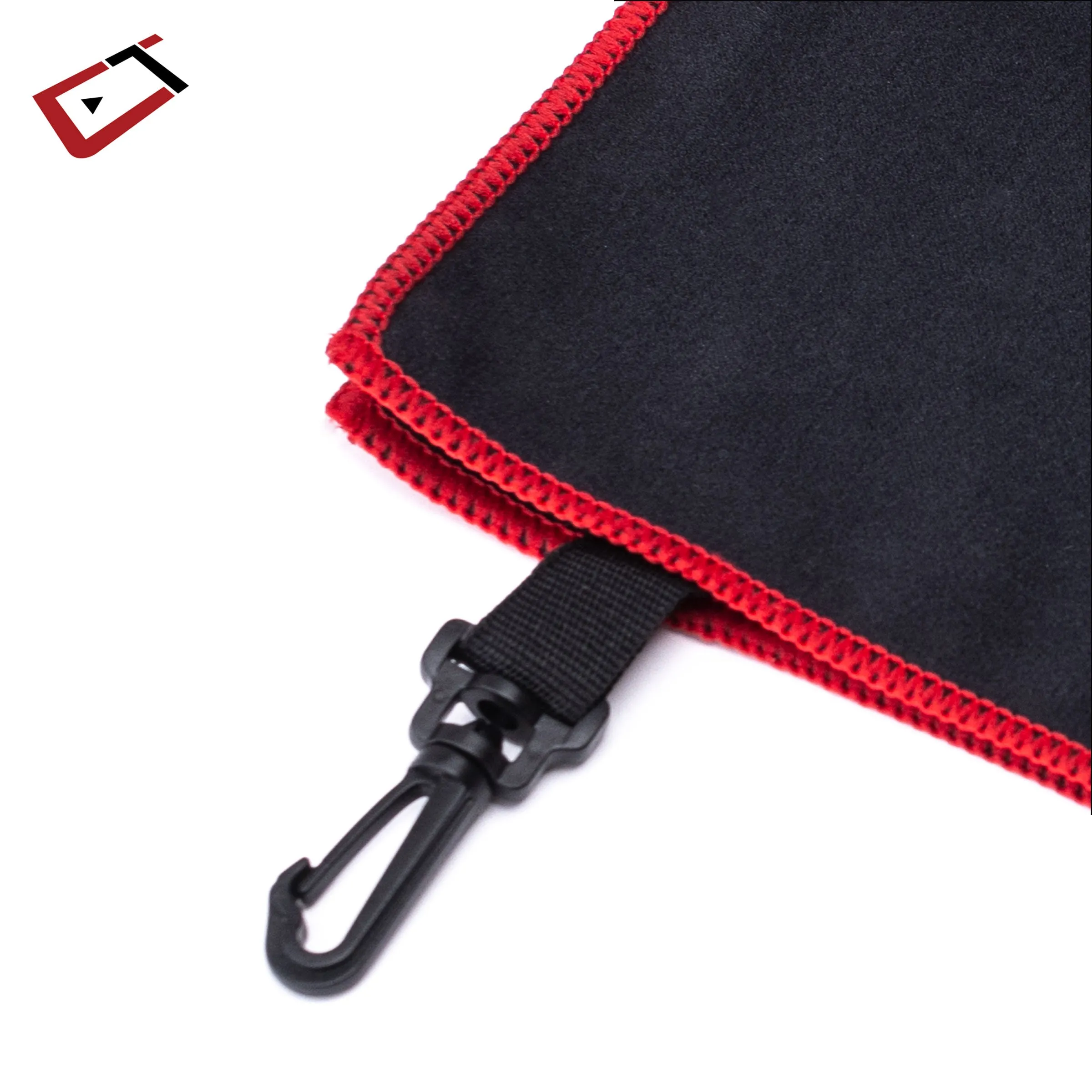 Cuetec Black Microfiber Clip Towel