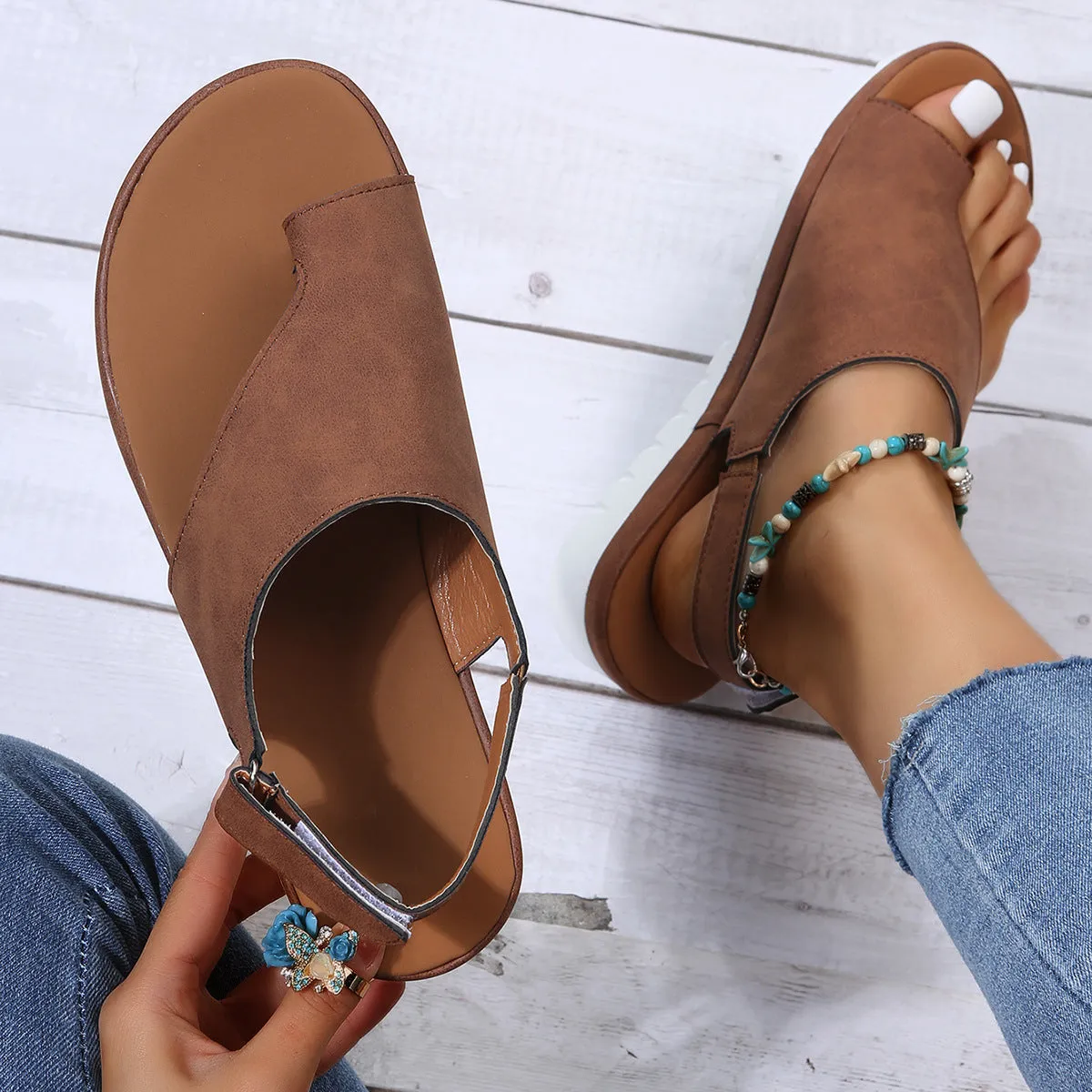 Fashionable Breathable Soft Bottom Casual Women's Sandals