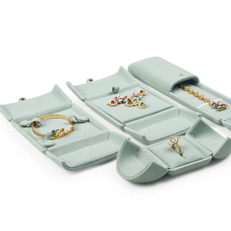 Green Microfiber Bracelet Chain Gift Box H064