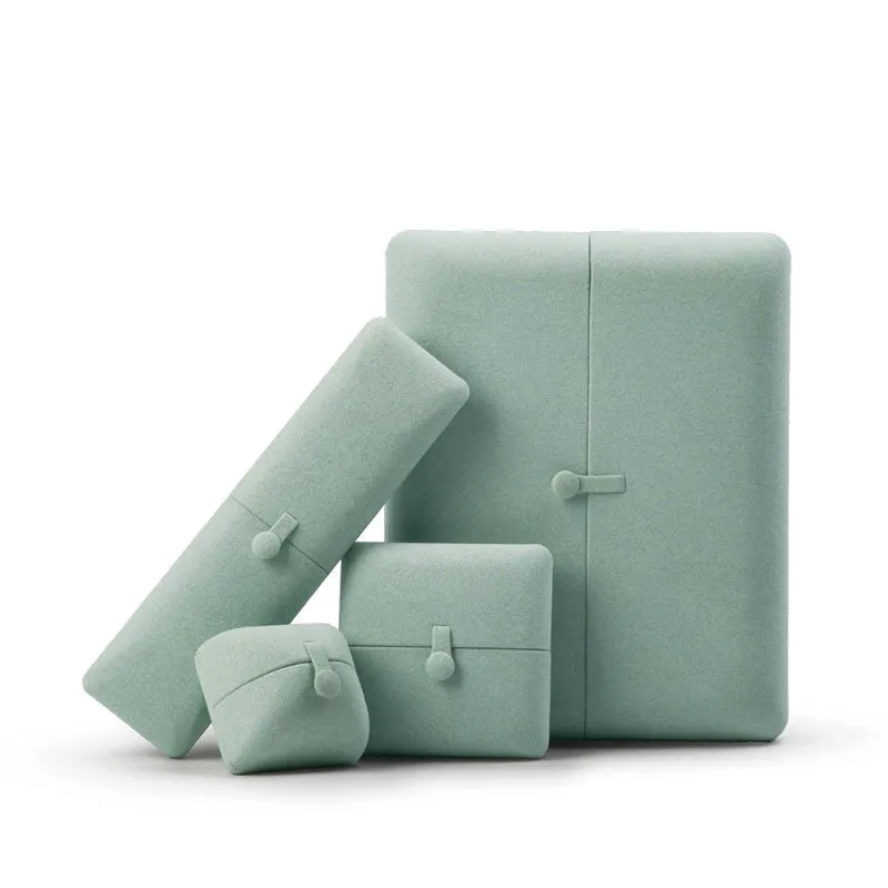 Green Microfiber Bracelet Chain Gift Box H064