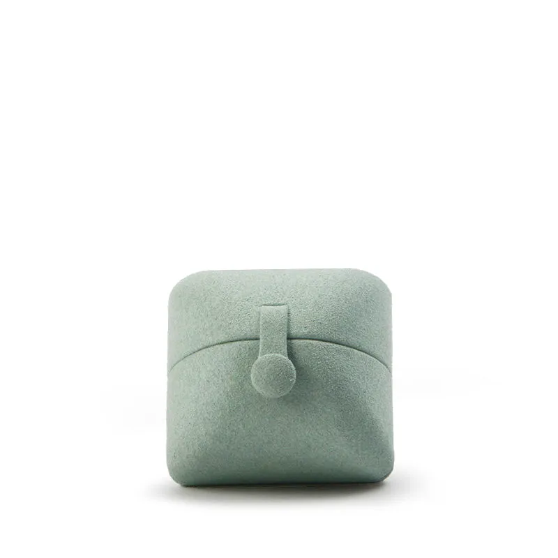 Green Microfiber Ring Gift Box H064