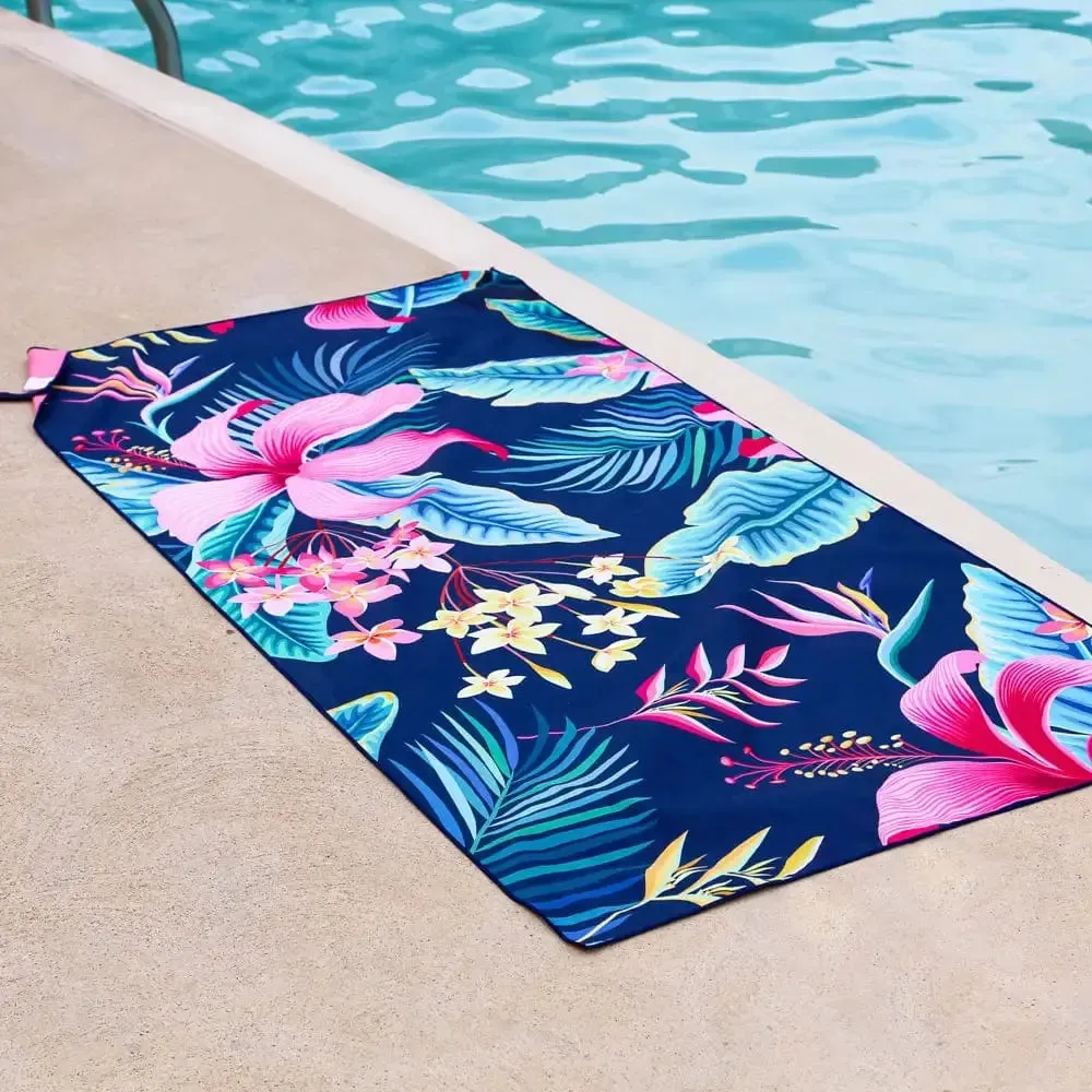 K5 Microfiber Towel - Pink Flower