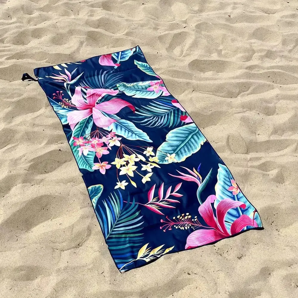 K5 Microfiber Towel - Pink Flower