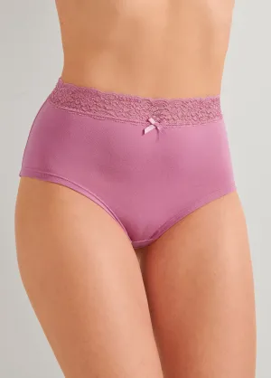 Lot de 2 culottes maxi jersey et dentelle