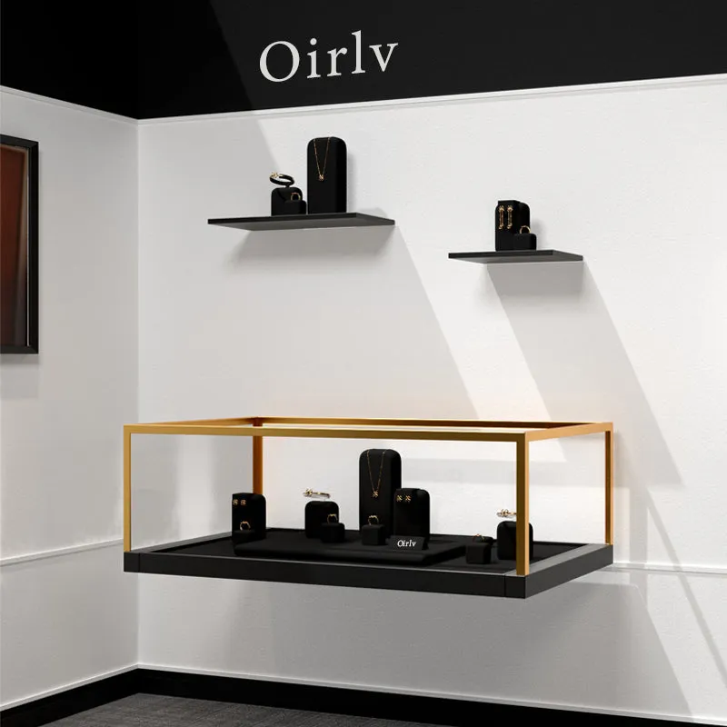 Luxury Black Microfiber Jewlery Display Set TT083