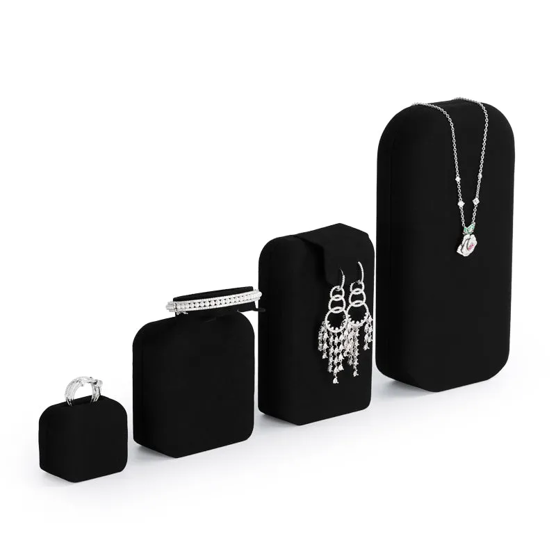 Luxury Black Microfiber Jewlery Display Set TT083
