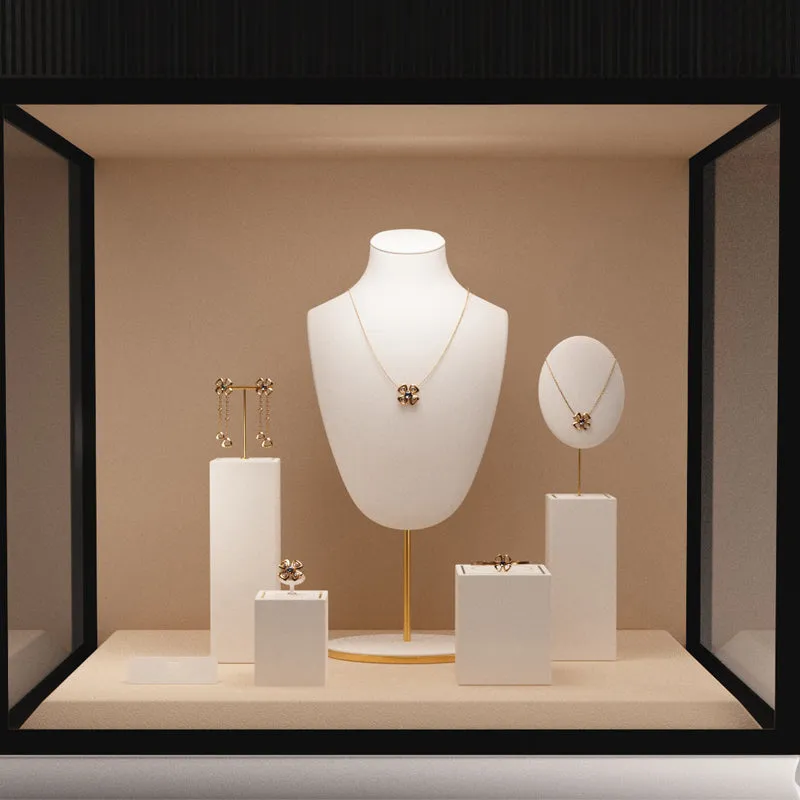 Luxury White Showcase Display Set TT063