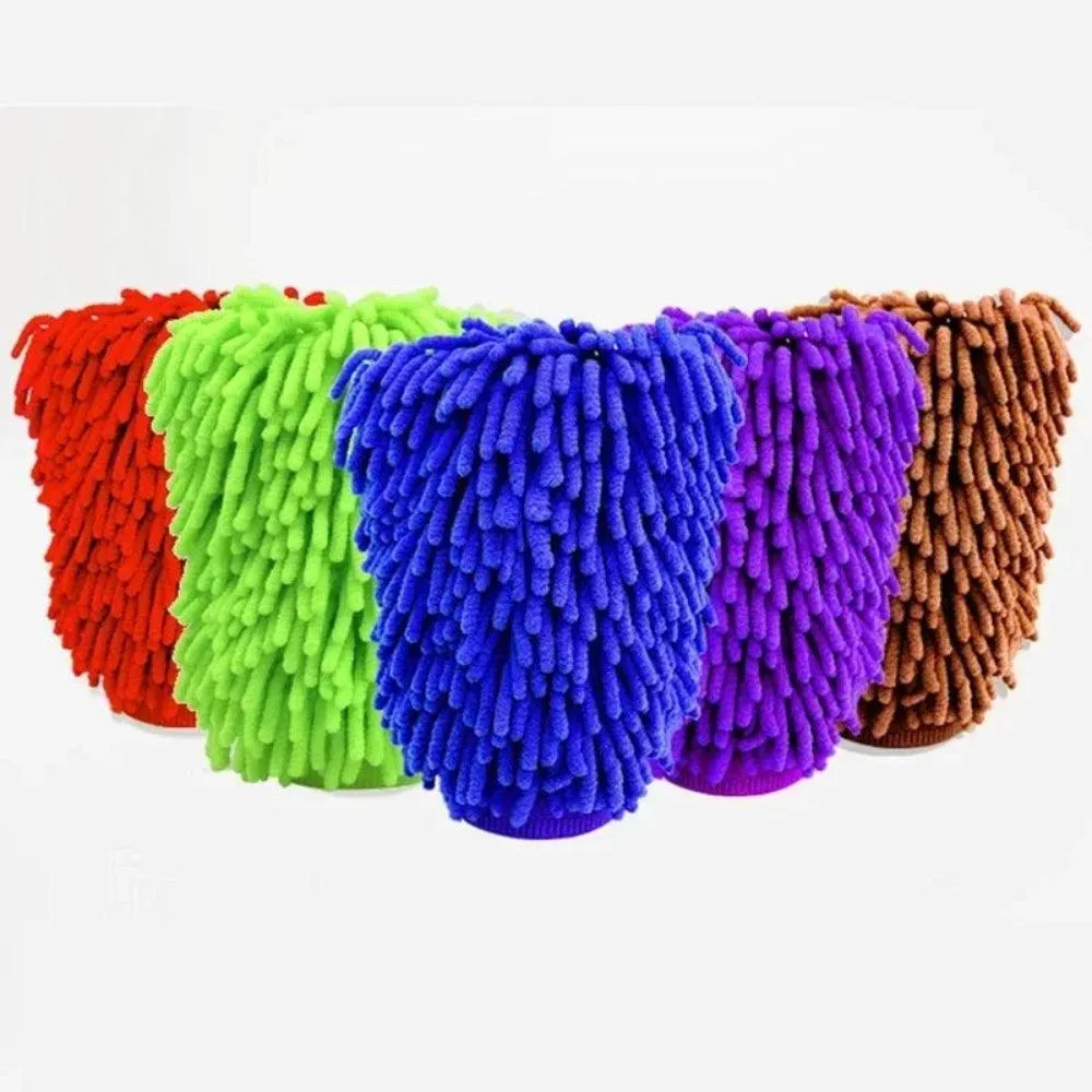 Microfiber Auto Washandschoen | Ultra Absorberend & Krastvrij