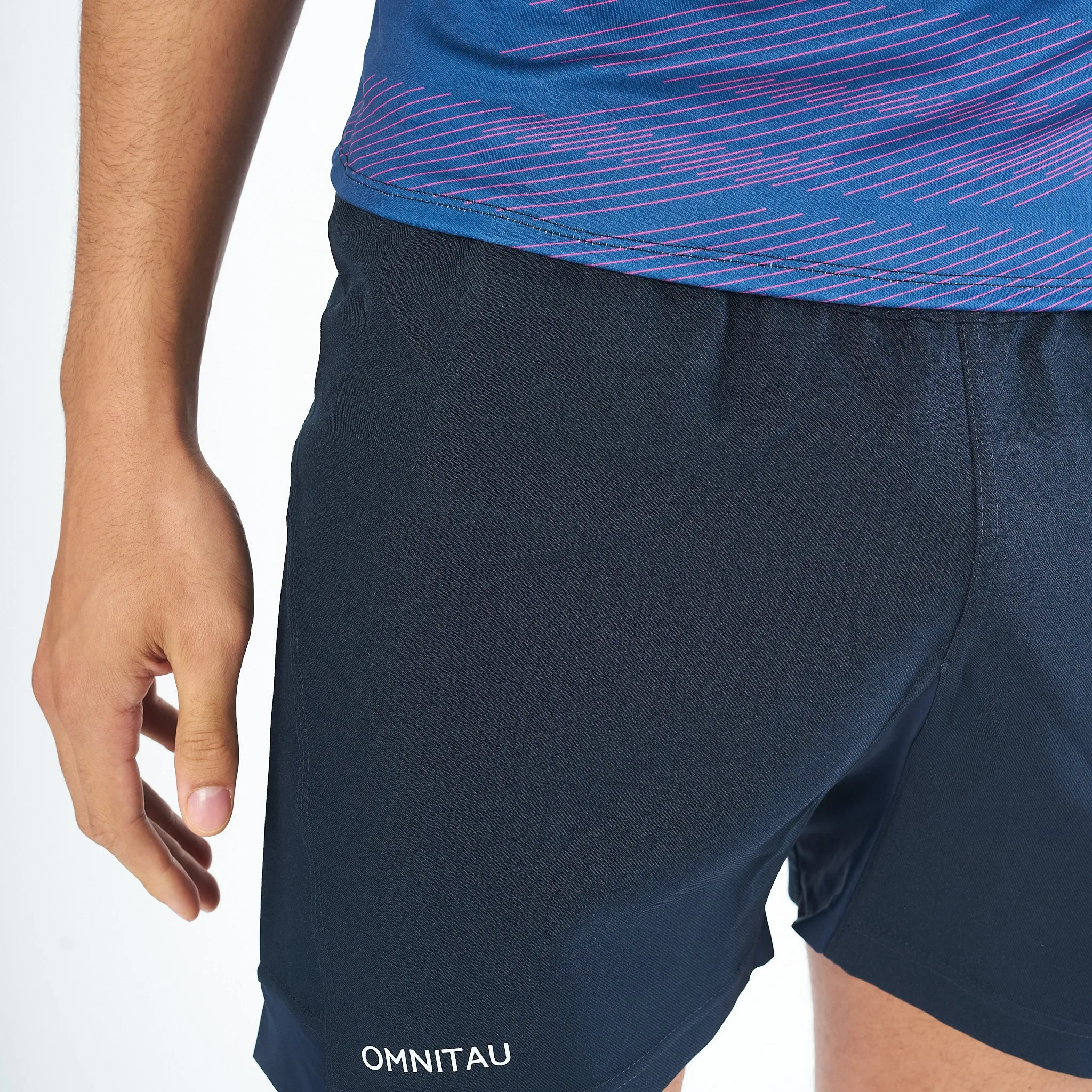 Omnitau Men's Breathable Core Rugby Shorts - Navy