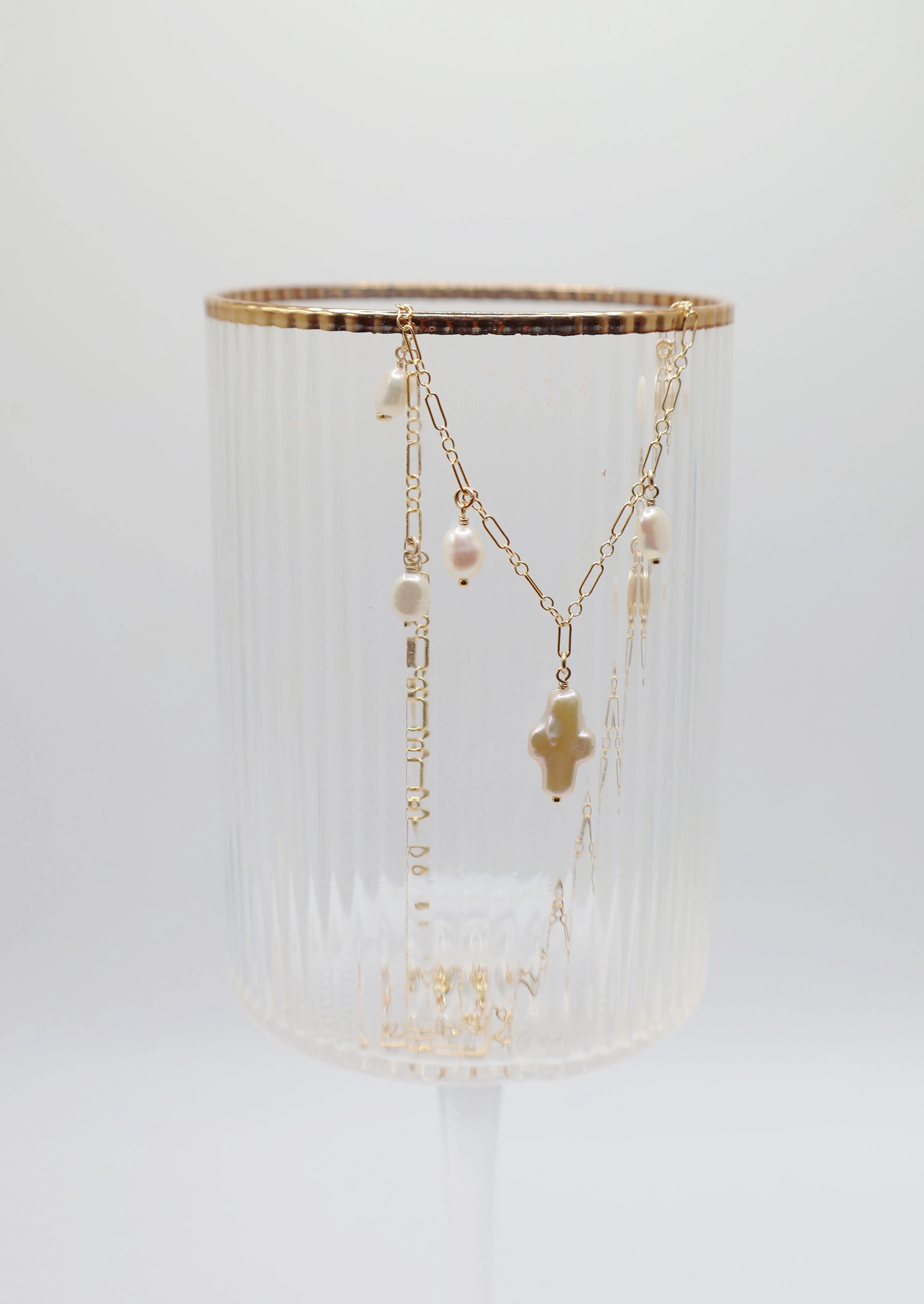 Pearl & Prayer Necklace