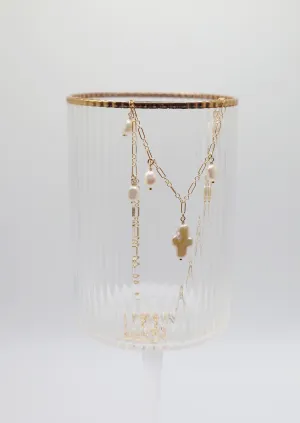 Pearl & Prayer Necklace