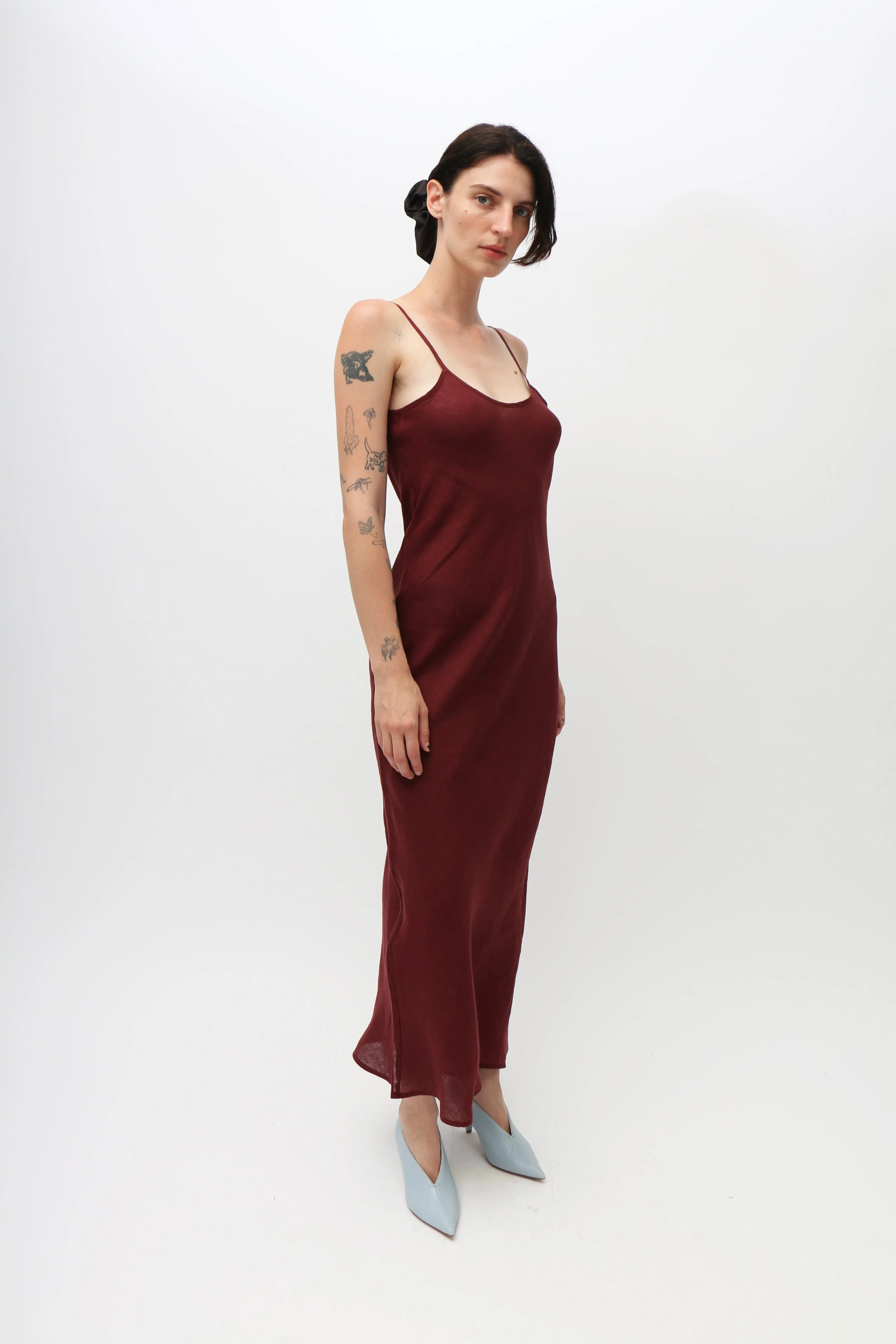 Stome Burgundy Dydine Dress